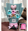 Sevimli Koala Peluş Ayıcık Buketi Mini Kalp Yastık